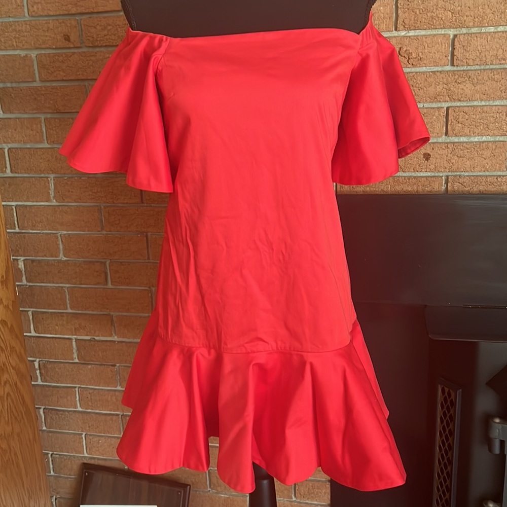 Alexis❣️ Red Aliana Off Shoulder Dress - Picture 6 of 9